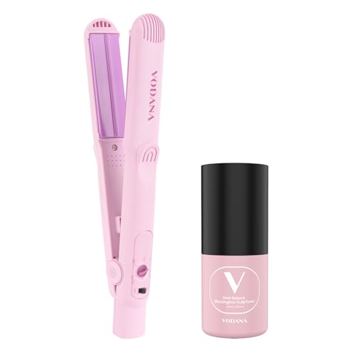 VODANA Professional Hair Irons Bundle 1 pulgada Lavanda miniatura 1