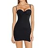 BRABIC-Womens-Dress-Full-Slip-Shapewear-Bodysuit-Lingerie-Body-Shaper-with-Built-in-Bra-Tops-Smooth-Back BRABIC Women's Dress Full Slip Shapewear Bodysuit Lingerie Body Shaper with Built-in Bra Tops Smooth Back (Black, X-Large)
