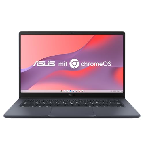 ASUS Chromebook CX14 CX1405CTA Laptop | 14' FHD 16:9 Display | Intel N150 | 4GB RAM | 128GB eMMC | Intel UHD | ChromeOS | QWERTZ | Quiet Blue