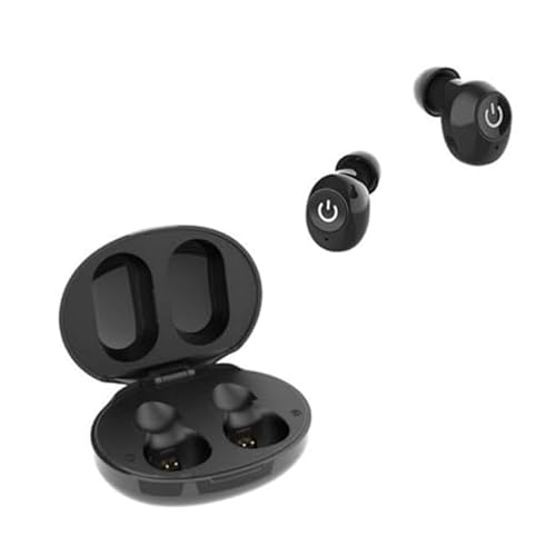 Image of Balson AK-6812 Mini Rechargeable Hearing Sound Amplifiers for Old Age - Smart Noise Reduction, Easy Push Button Operation, and Stylish Ergonomic Design (Black)