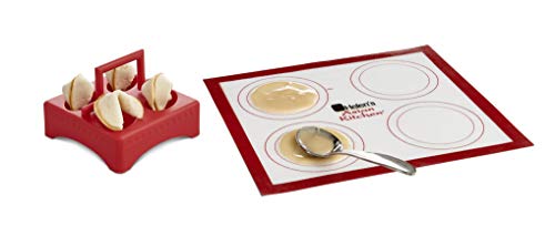 Helen's Asian Kitchen 97141 Fortune Keksback-Set, 4-teilig, rot