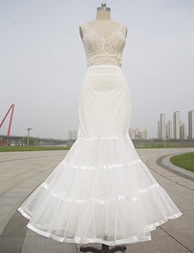 Cheery Love Mermaid Petticoat for Mermaid Wedding Dress Fishtail Underskirt Trumpet Crinoline Slip4