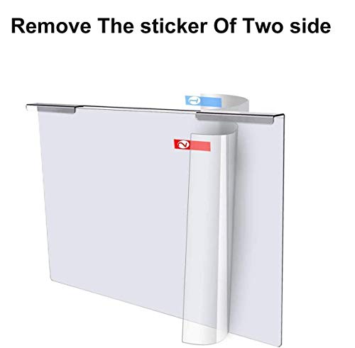 Nusign 24 Inch Easy Hang Blue Light Blocking Screen Protector Panel For 23, 23.6, 23.8, 24 Inch Diagonal Desktop Computer Led Pc Monitor- Anti-Uv Eye Protection - Widescreen Monitor Frame Hanging Type (W 21.26" X H 13.4") #TOP1