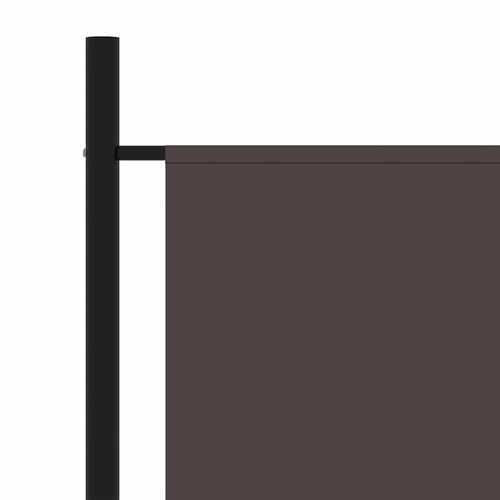 Paravent marron 260 x 180 cm avec 3 éléments, pliable, autonome, brise-vue, cloison de séparation, idéal pour chambre à coucher, salon, bureau, balcon et jardin
