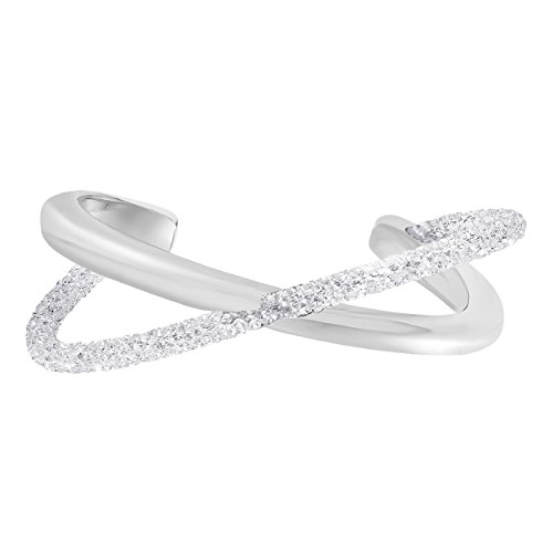 Preisvergleich Produktbild Swarovski Crystaldust Cross Armreif, weiss