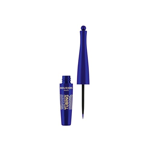 Bourjois Liner Pinceau Tubing, 03 Bleu, Haute Précision, Longue Tenue, Convient aux Yeux Sensibles, 2,5ml