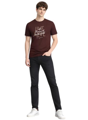 Image of ADRO Printed Tshirt for Men | Cotton Printed T-Shirt | Regular Fit Casual Mens T-Shirts | Premium Summer Tshirts