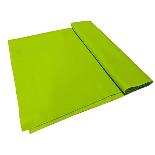 Jtnohx Fieltro Verde-Amarillo,Tela de Fieltro Para Manualidades, Hojas de Tela Suave Para Proyectos de Arte y Costura 1.4mm de Grosor 91x135CM Flexible | Ya disponible en tu tienda friki favorita! En mundofriki.es!