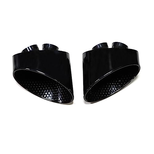 に適合する S7 S6 S5 S4 S3 Up RS6 RS7 RS3 RS4 RS5 車用排気管 マフラーチップ テールパイプ 排気チップシステム 220mm幅ノズル 車用マフラーカッター(Black B)