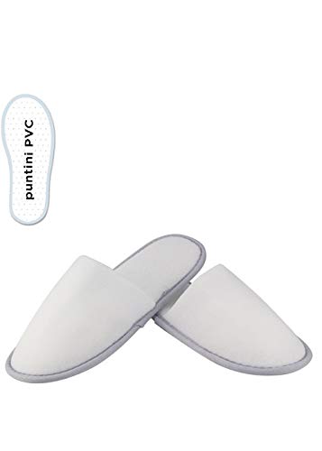 Present-More - Pantuflas de esponja BUSINESS cerradas, 100 pares, línea cortesía para hoteles, hoteles, b&b AMENITIES