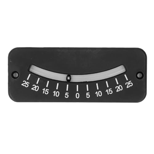 Goniometro per Clinometro Plastica Tubo per Microangolo Orizzontale con Righello Angolare con -25-25 Gradi Strumento di Misurazione Dellangolo per Ufficio Scolastico