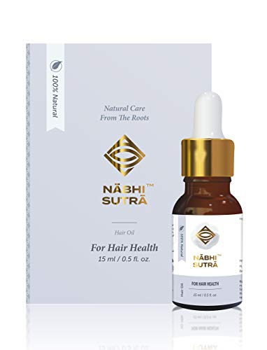 Nabhi Sutra Hair Growth Support Oil - Hair Fall, Dandruff Control -Nourishing & Cleansing Scalp Hair Care Oil, With Coconut,Tea Tree Oil & Black seeds Oil