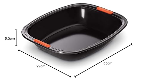 Le Creuset Non-Stick Carbon Steel Bakeware Rectangular Roaster - 33 x 29 cm,46087330010000