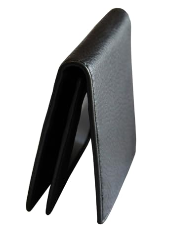 RFID Flipfold Mens Leather Wallet - Black4
