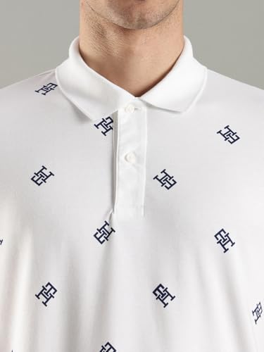 Image of Logo Regular Fit Cotton Polo T-Shirt