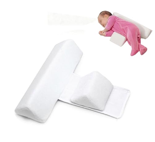 Gotvspt Baby Side Sleeper Weddge Adjustable Soft and Breathable Newborn Pillow