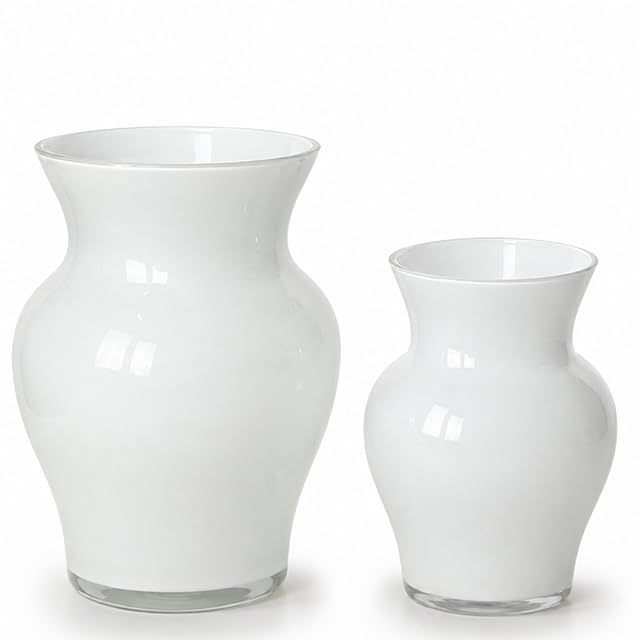 Paul Nagel 1470102 - Vaso viola grande, colore: Bianco