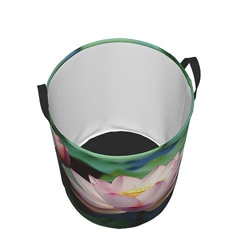 Panier à linge autonome Lotus Flowers pliable et imperméable - 4