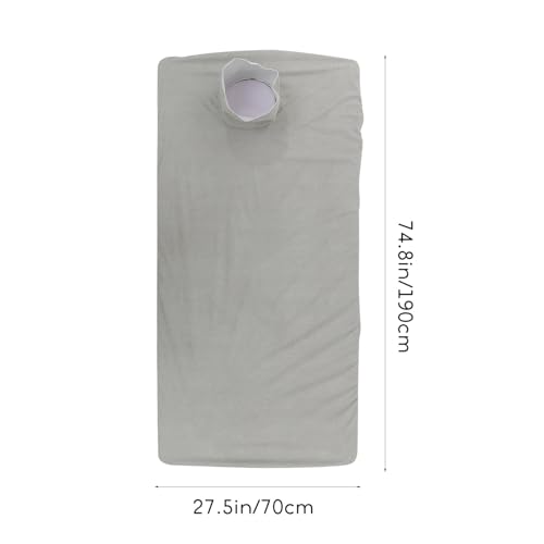 Drap-housse avec trou pour visage pour table de massage imperméable VICASKY