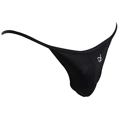 Daniel Alexander Mens Sexy G-String Underpants Pouch Enhancing Backless Bikini Thong Underwear Black Cover