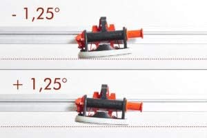 Suction cup pivot angle