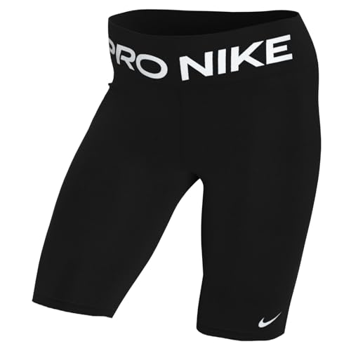 Nike Shorts Womens NP 365 Short 8In, Black/White, CZ9840-010, M