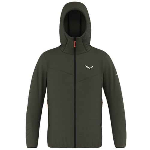 Salewa Puez Catinaccio 2 Tirol Wool Responsive Hooded Jacket M, dark olive, M