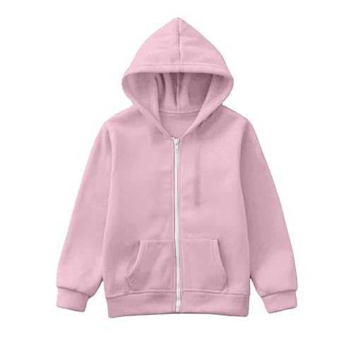 Hoodie Shirts For Girls Zipper Hooded Sweatshirt Fall Fashion Solid Long Sleeve Shirt Winter Pullovers With Pockets4