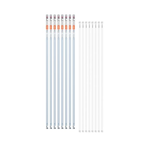 OSRAM LED TUBE T8 58 EM 1500 mm, lineare LED-Röhre, 18,3W, 2200lm, 4000K, kaltweißes Licht, LED-Ersatz für T8-Leuchtstoffröhren mit G13-Sockel, lange Lebensdauer, geringer Energieverbrauch,8-Pack