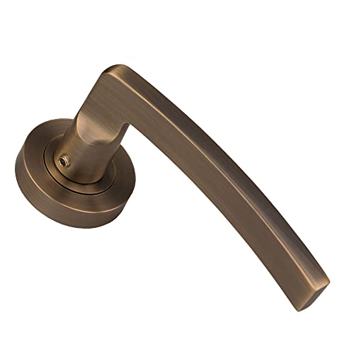 Carlisle Brass TAVIRA Latch Pack - Ultimate Door Pack with Matt Black & Antique Brass Finish, Metal, Brass, 100%, Size 12.4 cm x 6.9 cm - Image 2