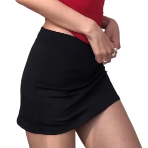 Minifalda delgada que no se sube con short interior integrado de punto 6
