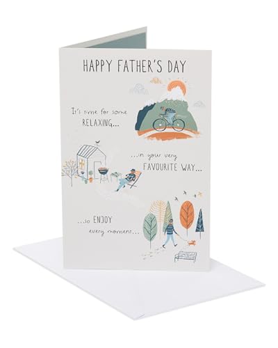 UK Greetings | Father's Day Card For Him | Card For Dad, Grandad, Husband | Him, Boys, Men | Funny Breakfast Design | With Envelope | 15.9x18.4 Cm - View #14