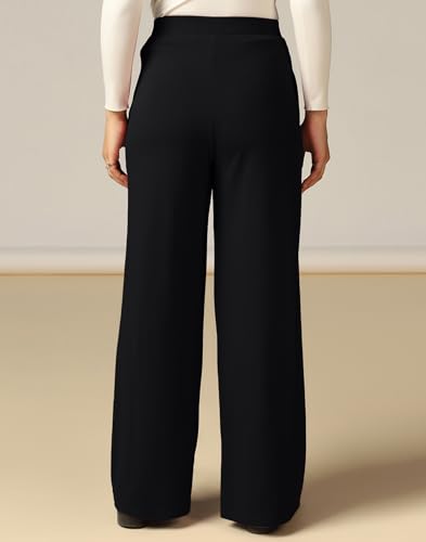 Image of SIRIL Women's Polyester Solid Regular Fit Trouser Pant for Office, College & Events Formal Casual Daily Use