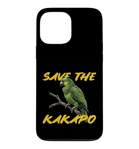 Save The Kakapo Parrot Kakapo Bird �j���[�W�[�����h �X�}�z�P�[�X iPhone 13 Pro Max �p
