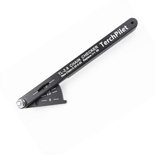 TerchPilet Premium Bike Chain Checker Tool - Accurate Chain Wear Indicator for Shimano, SRAM, KMC...