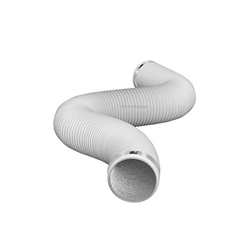 TerraBloom 6" Air Duct - 8 FT Long, White Flexible Ducting with 2 Clamps, 4 Layer HVAC Ventilation Air Hose - Great for Grow Tents, Dryer Rooms, House Vent Register Lines - Thumbnail 4