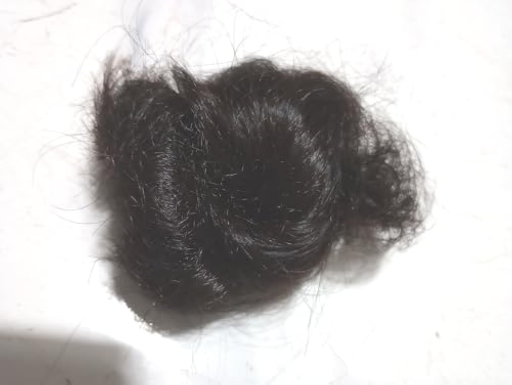 Natural Black Long Wavy Bengali Lady Hair, 22 Inch