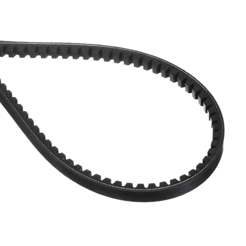 uxcell BX114 EPDM V-Belt, Raw Edge Cogged Industrial Rubber V Belt 0.67" Width x 114" Inside Circumference