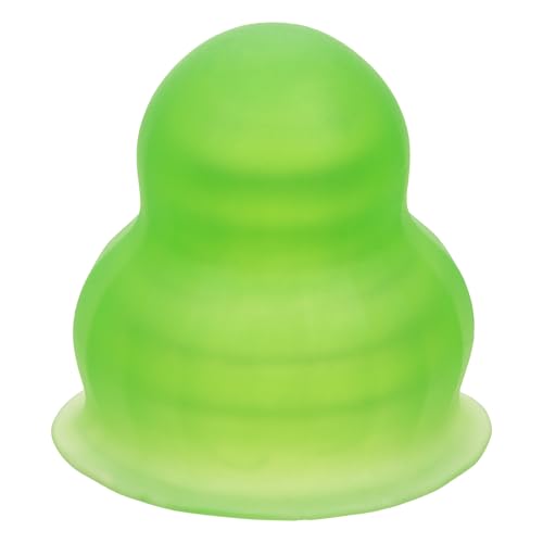 Image of CalExotics Pop Sock! 1.75 Inch Tickler Male Masturbator with Reversible Texture and Closed-End Superior Suction Green SE-0936-03-3