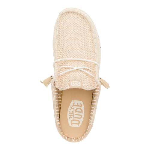 HEYDUDE Wally Slip Stretch Sox Irish Cream Size 10, Mens Shoes, Men's Slip-on Loafers, Comfortable & Light-Weight2