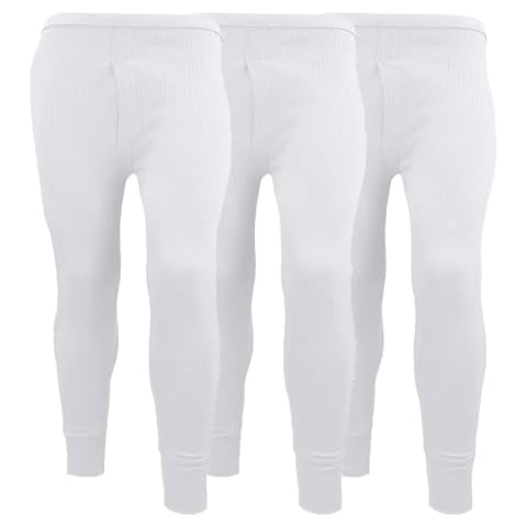 Pack of 3 Men's Thermal Underwear Trousers Cover