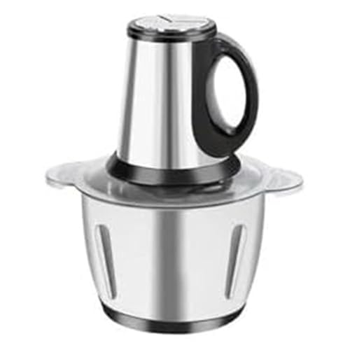 Picadora eléctrica de alimentos de 3 velocidades, procesador de alimentos, picadora de carne, picadora con 3 velocidades, apta for procesar y picar alimentos.(2L)