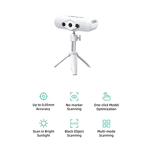 Image of 3IDEA CR Scan Lizard Premium 3D Scanner, Up to 0.05mm Accuracy, 10 FPS Scan Speed, Supporting Turntable /Handheld /Combination Use Modes for 3D Printer
