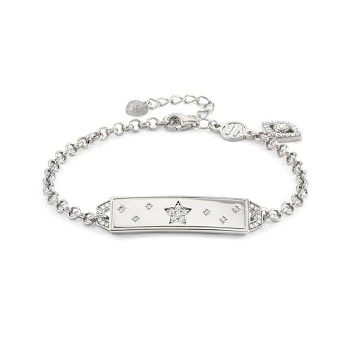 Nomination® - Bracciale Donna, Collezione Talismani in Argento 925 e Quarzo Rosa, Incisione Nella mia vita ci sia.., 15,50-19 cm, Regalo Donna, Confezione Originale