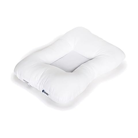BodyMed Cervical Support Pillow, Soft Fill, 24" x 16" – Orthotic Pillow for Neck Discomfort – Spinal Alignment Support for Sleeping – Recommended for Side & Back Sleepers – Polyester Fiber-Filled Cover