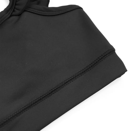 ZukoCert Girls Training Bra Cute Ruffle Sports Bra for Kids, Athletic Dance Tops, Yoga Crop Tops, Tank Top(Age 4-10Y)4