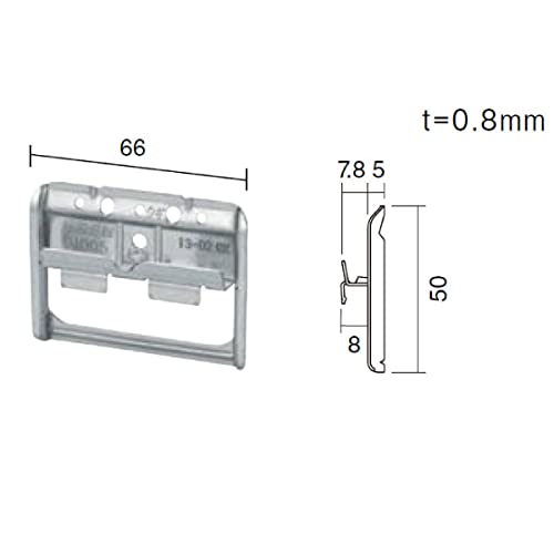 Amazon.co.jp: ケイミュー KMEW 横張り用留め金具 B1005（5mm） 1袋