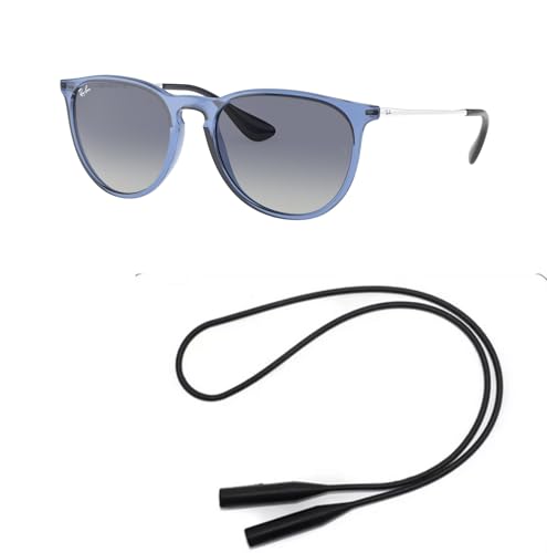Ray-Ban RB4171 Sunglasses Bundle: RB 4171 ERIKA 65154L Erika Transparent Blue Light G and Universal Anti-slip Silicone Leash2