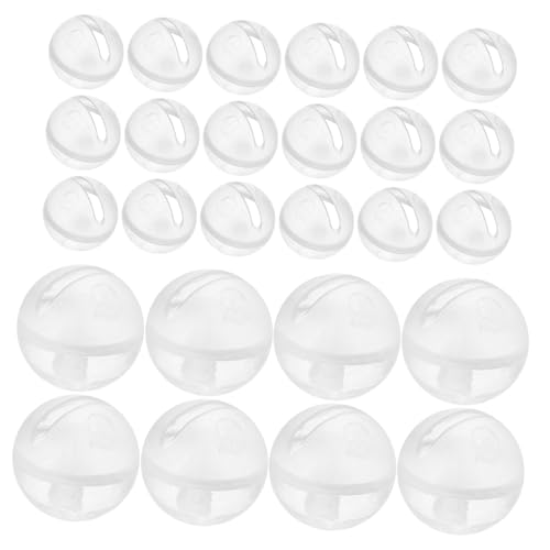 YARNOW Safe Long-lasting 30pcs Rattle Balls Inserts for Baby Toys Plush Toys Repair Parts Animal Puppet Rattles Doll Rattles Craft Bells