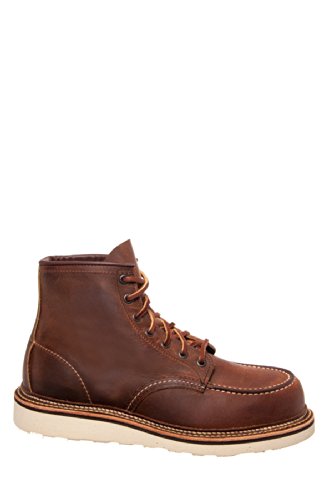 Heritage Men's Classic 1907 6-Inch Moc Toe Boot,Copper Rough & Tough,8.5 D US2